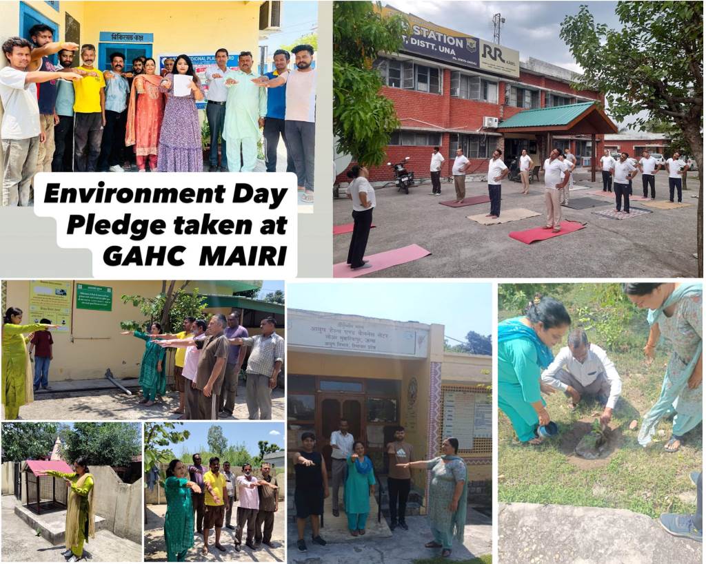 Events Organized in AmbGagret Region to Mark International Yoga Day and World Environment Day